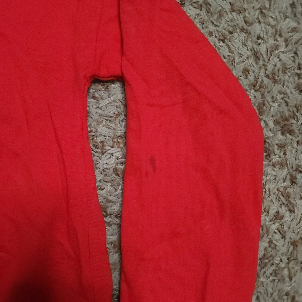Carter's‎ Kid Girls 14/14A Red Long Sleeve Be Yourself Sweater